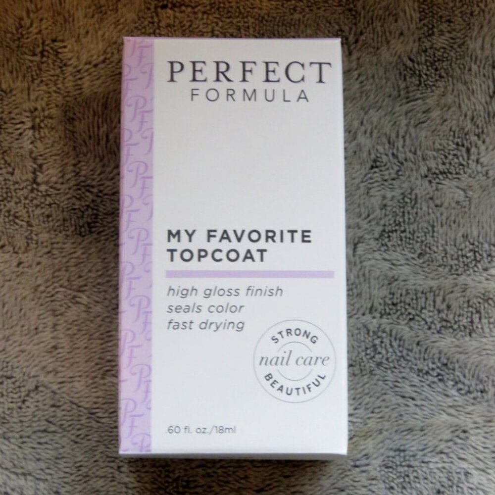 New in Box Perfect Formula My Favorite Top Coat .60 fl oz